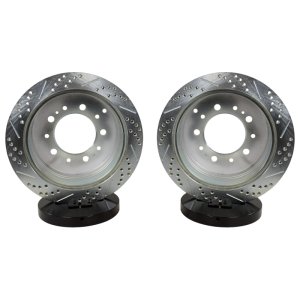 Lexus LX470 Brake Rotors (2) - Rear - Baer Brakes - Claw Performance Rotors - Zinc-Plated - `98-`07